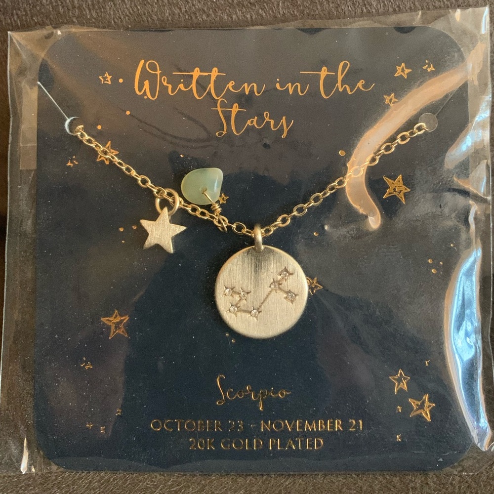 Zodiac Sign Necklace (SCORPIO)